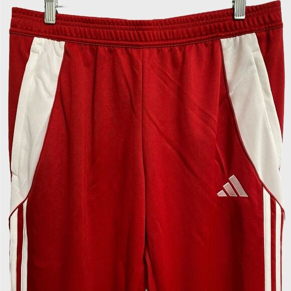 NWT Adidas Men's Tiro 24 Training Pants Size XL Joggers Red White Pockets Soccer - Picture 8 of 16